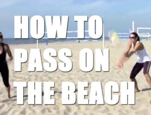 Volleyball Tips: How to pass on the beach. Beach Volleyball passing with Holly McPeak