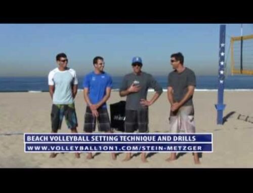 Sand Volleyball Setting Technique