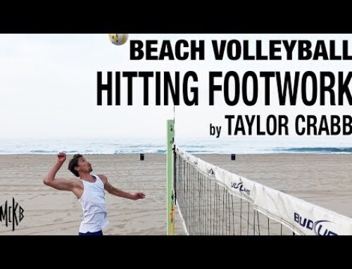 Beach Volleyball Hitting Footwork by Taylor Crabb